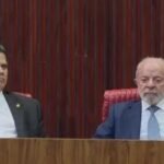 Lula e Alcolumbre sentam lado a lado sem se cumprimentar