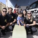 PCDF faz surpresa para criança e celebra aniversário em escola de Ceilândia