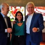 Carol Fleury recebe apoio conjunto de Ronaldo Caiado e José Roberto Arruda