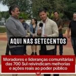 Em entrevista a Nelson Neto, Moradores das 700 na Asa Sul cobram conclusão de obras na Praça 21 de Abril